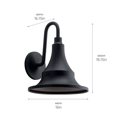 Hampshire Outdoor Wall Mount Lantern