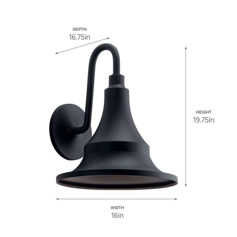 Hampshire Outdoor Wall Mount Lantern
