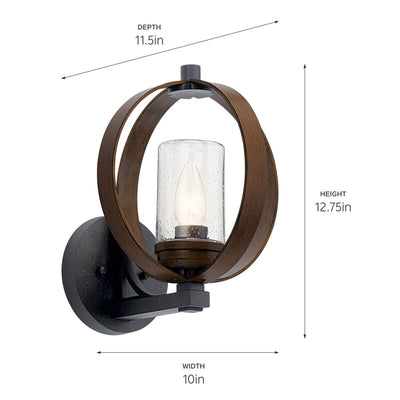 Grand Bank Outdoor Wall Mount Lantern