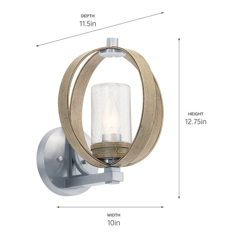 Grand Bank Outdoor Wall Mount Lantern