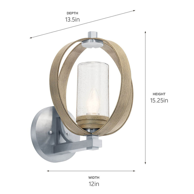 Grand Bank Outdoor Wall Mount Lantern