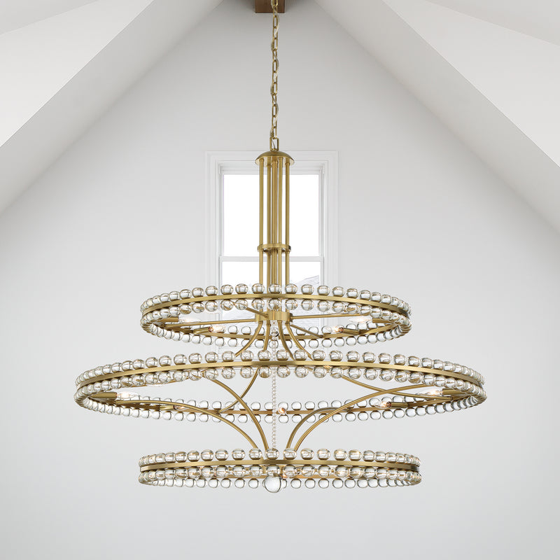 Clover 3 Tier Chandelier