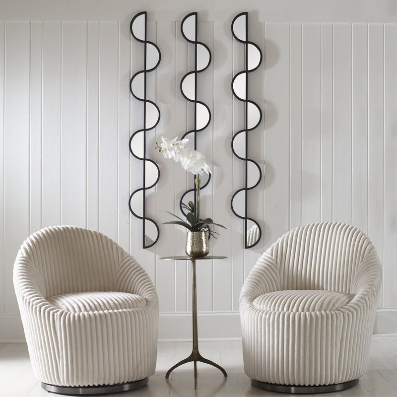 Wisp Mirrored Wall Art