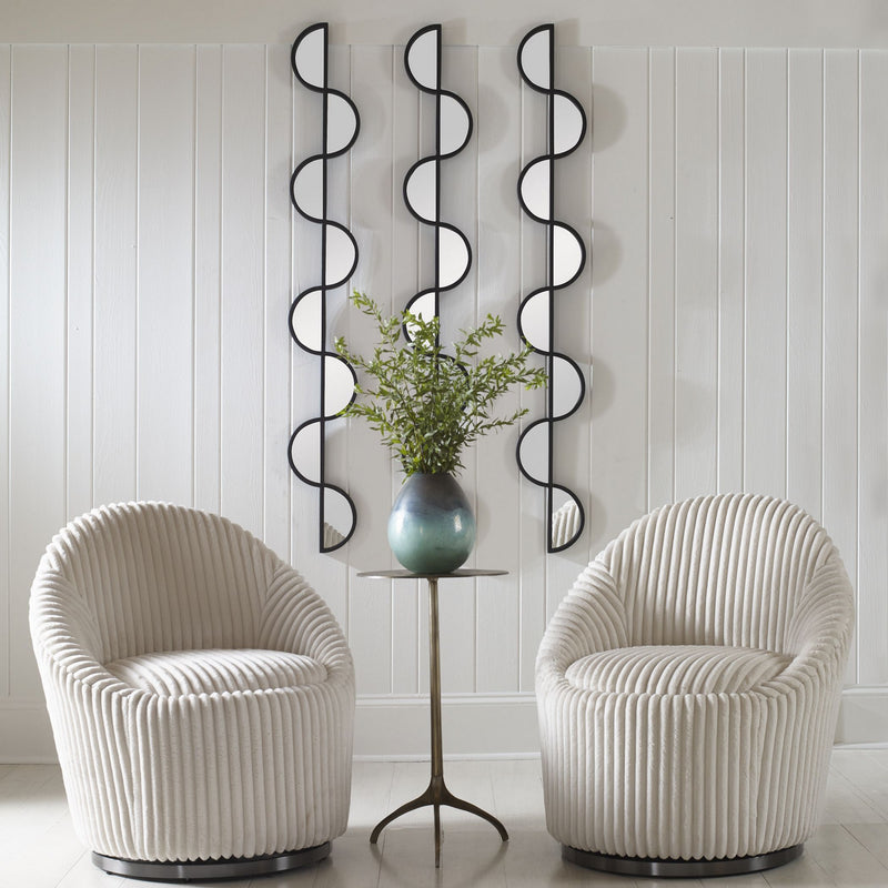 Wisp Mirrored Wall Art
