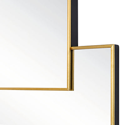 Soren Copper Squares Mirror