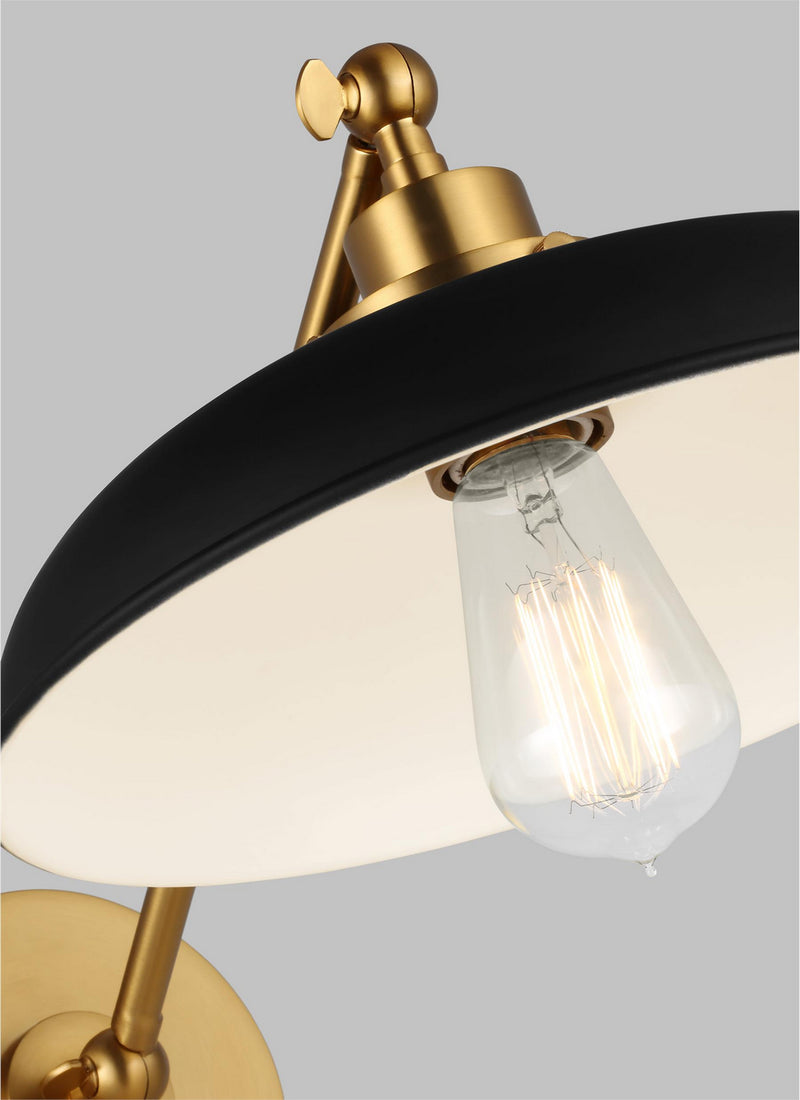 Wellfleet Single Arm Wide Wall Sconce