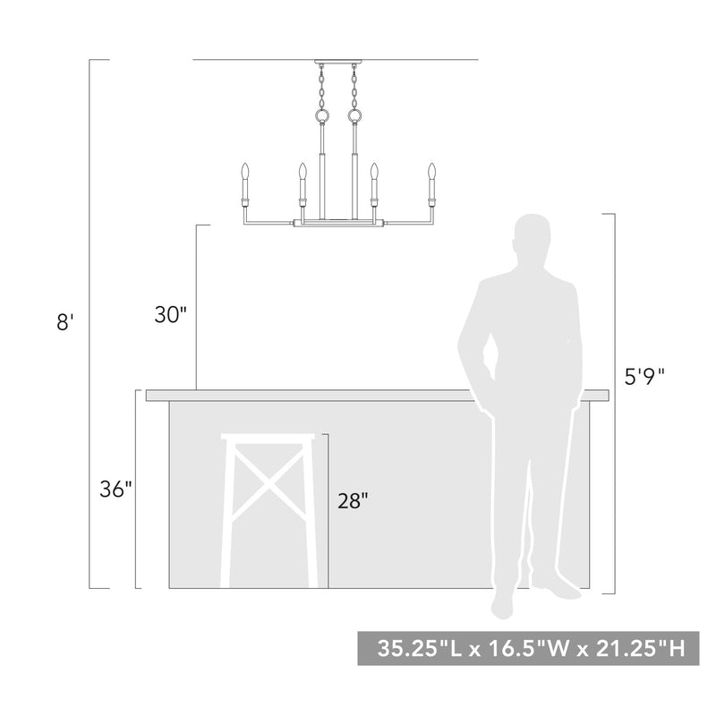 Ellyn  Linear Pendant