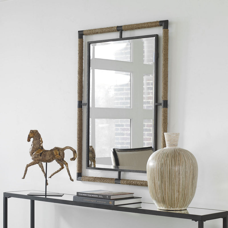 Melville Iron & Rope Mirror
