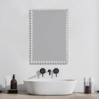 Serna White Vanity Mirror