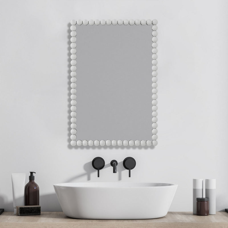 Serna White Vanity Mirror