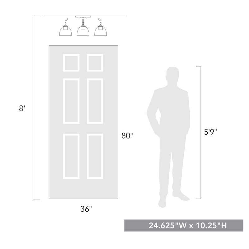 Roxie Linear Semi-Flush