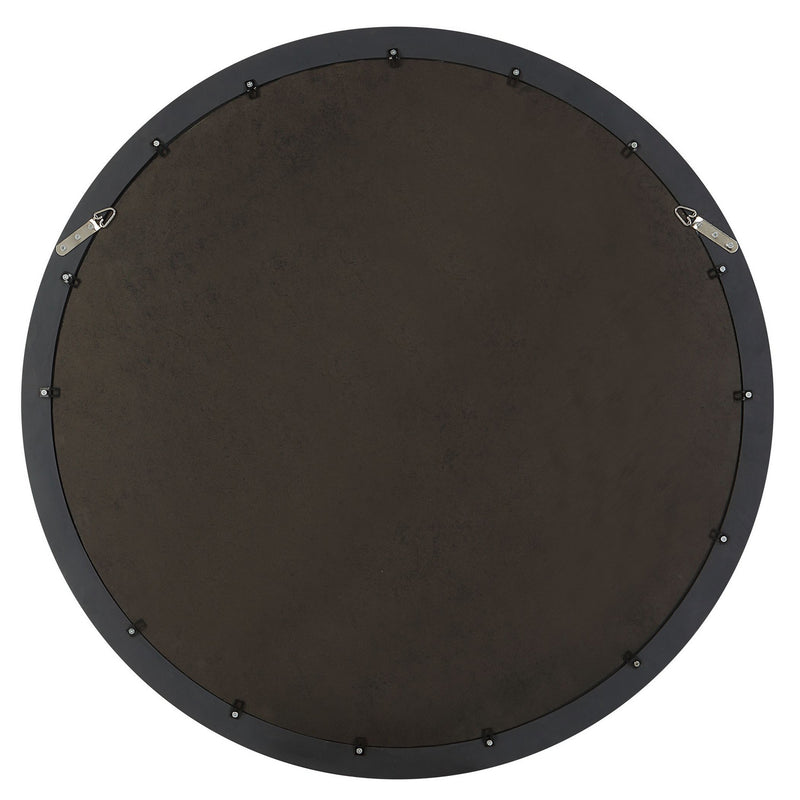 Scalloped Round Mirror