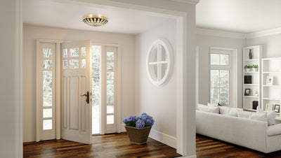 Legend Tiffany Flush Mount Light