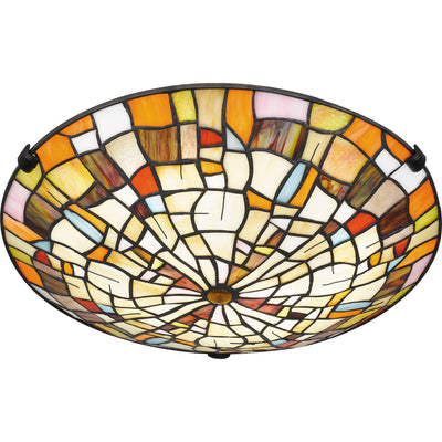 Stinson Tiffany Flush Mount Light