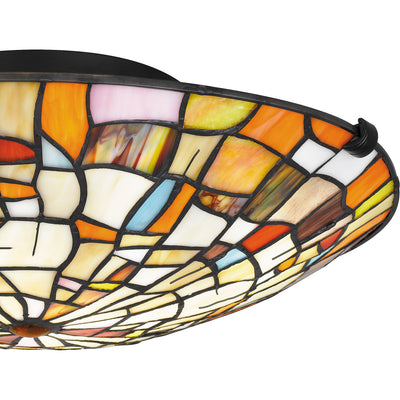 Stinson Tiffany Flush Mount Light