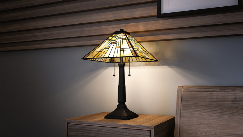 Mill Run Tiffany Table Lamp