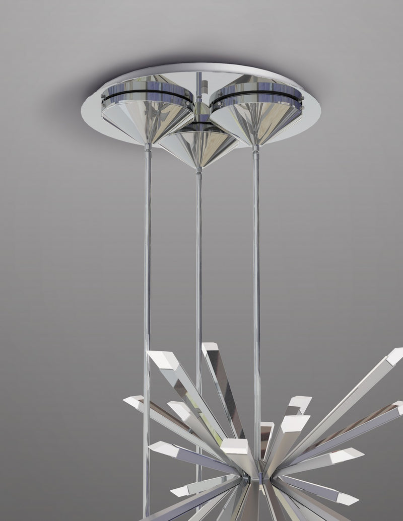 Starburst Triple Pendant Lighting