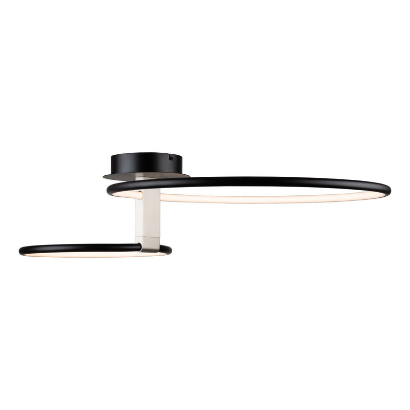 Halo Double Semi Flush Ceiling Light
