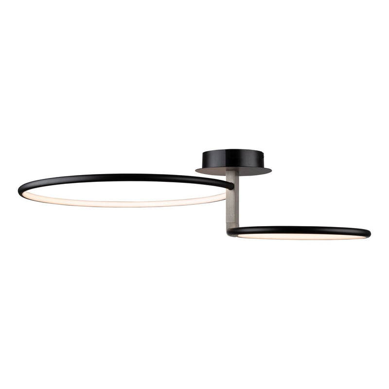 Halo Double Semi Flush Ceiling Light
