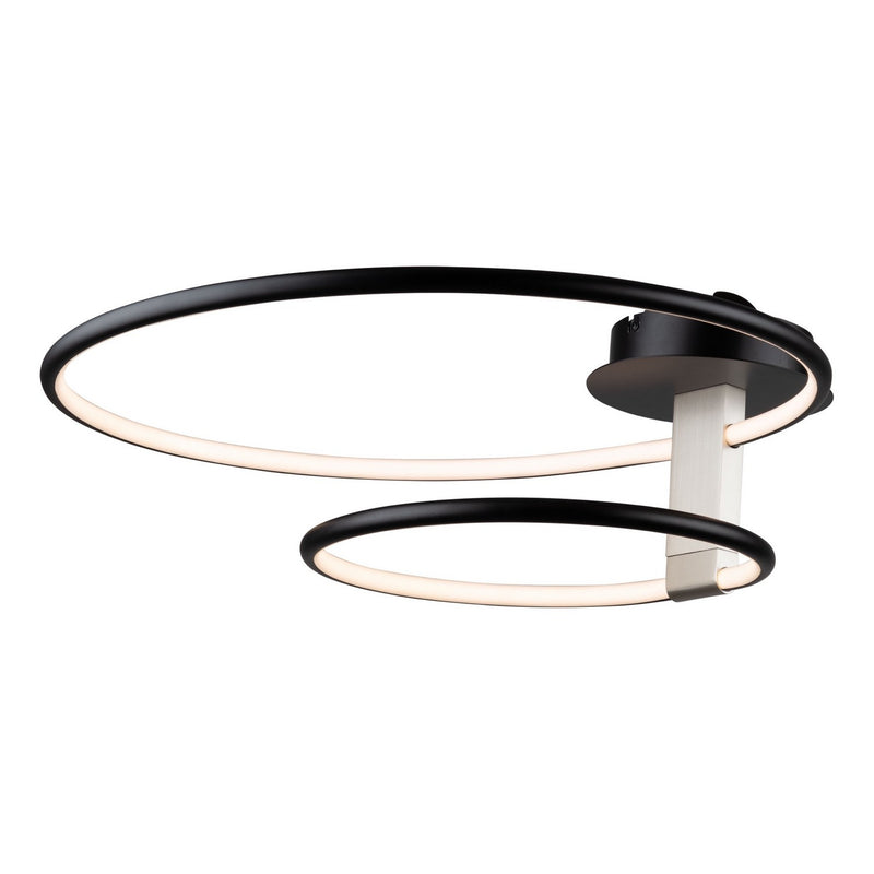 Halo Double Semi Flush Ceiling Light
