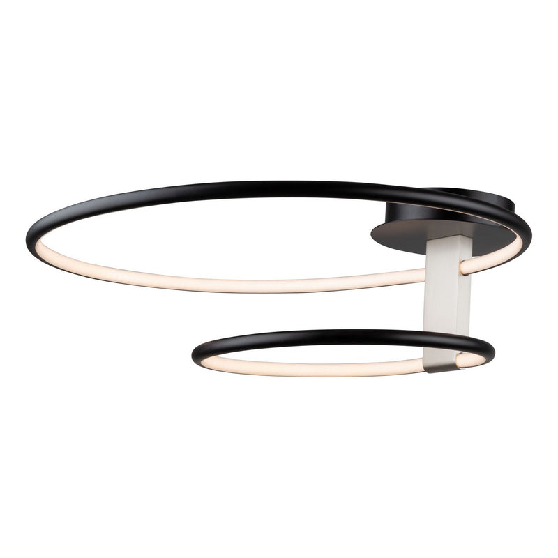 Halo Double Semi Flush Ceiling Light