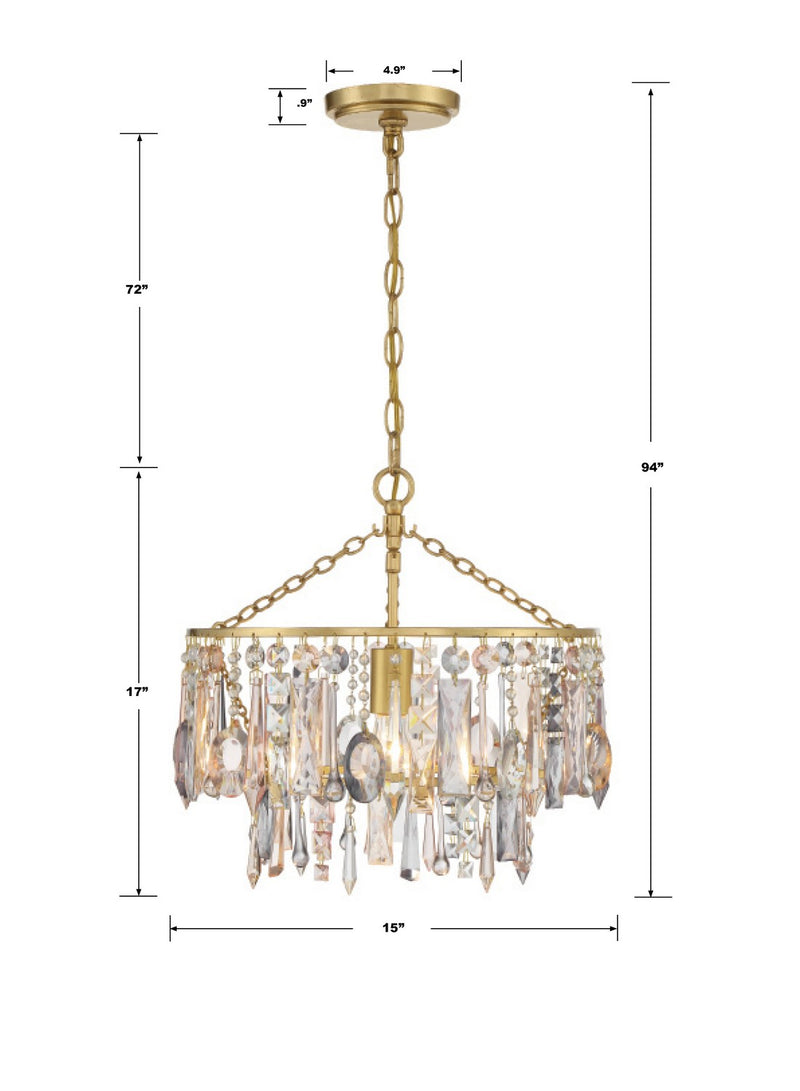 Elsa Tiered Pendant