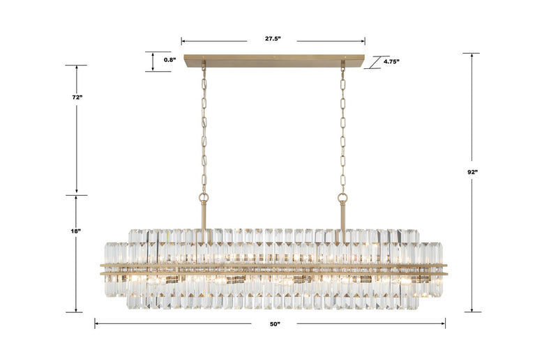 Hayes Linear Chandelier