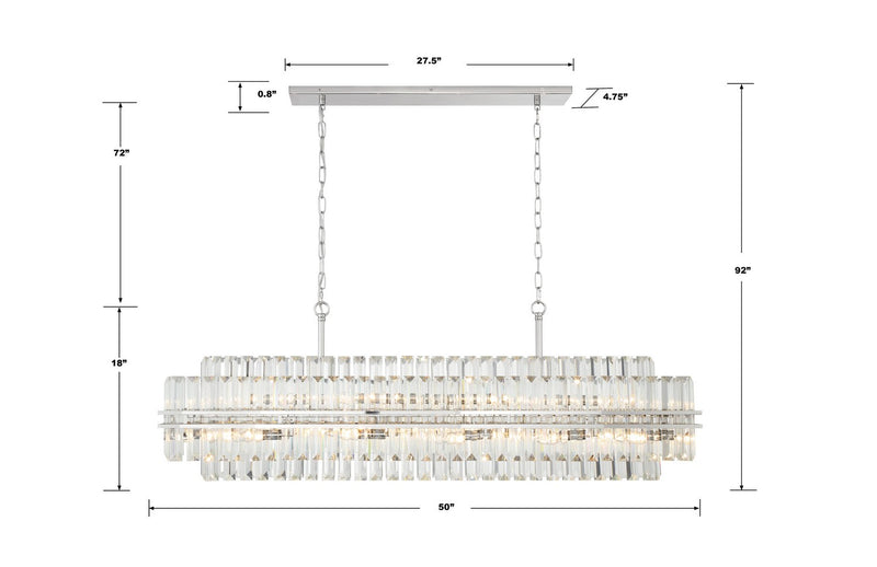 Hayes Linear Chandelier