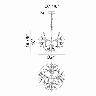 Hydragea Bloom Pendants