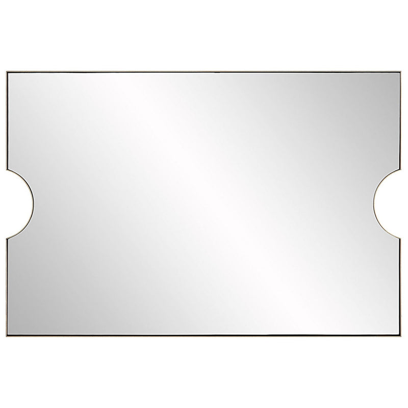 Ticket Gold Vanity Mirror