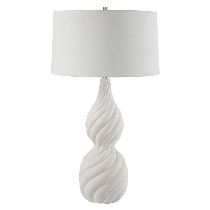 Twisted Swirl Twisted Swirl White Table Lamp