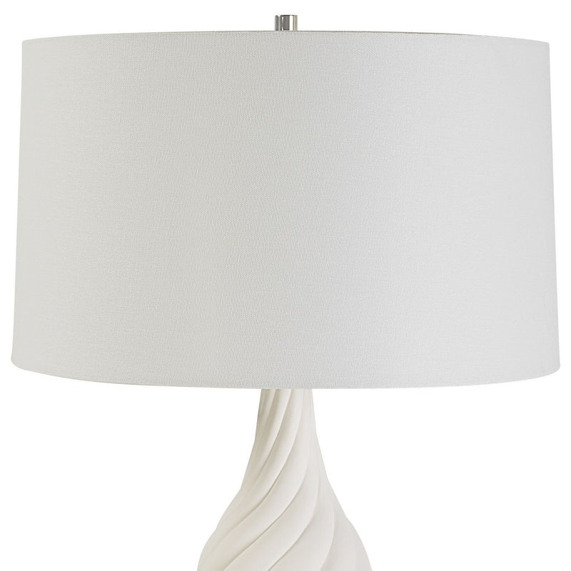 Twisted Swirl Twisted Swirl White Table Lamp