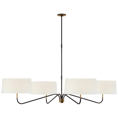 Visual Comfort Signature - TOB 5350BZ/HAB-L - LED Chandelier - Canto - Bronze and Brass