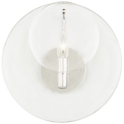 Visual Comfort Signature - ARN 2455PN-CSG - One Light Wall Sconce - Loire - Polished Nickel