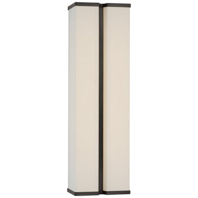 Visual Comfort Signature - PCD 2250BZ/L - LED Wall Sconce - Vernet - Bronze and Linen