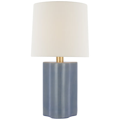 Visual Comfort Signature - BBL 3634PBC-L - LED Table Lamp - Lakepoint - Polar Blue Crackle