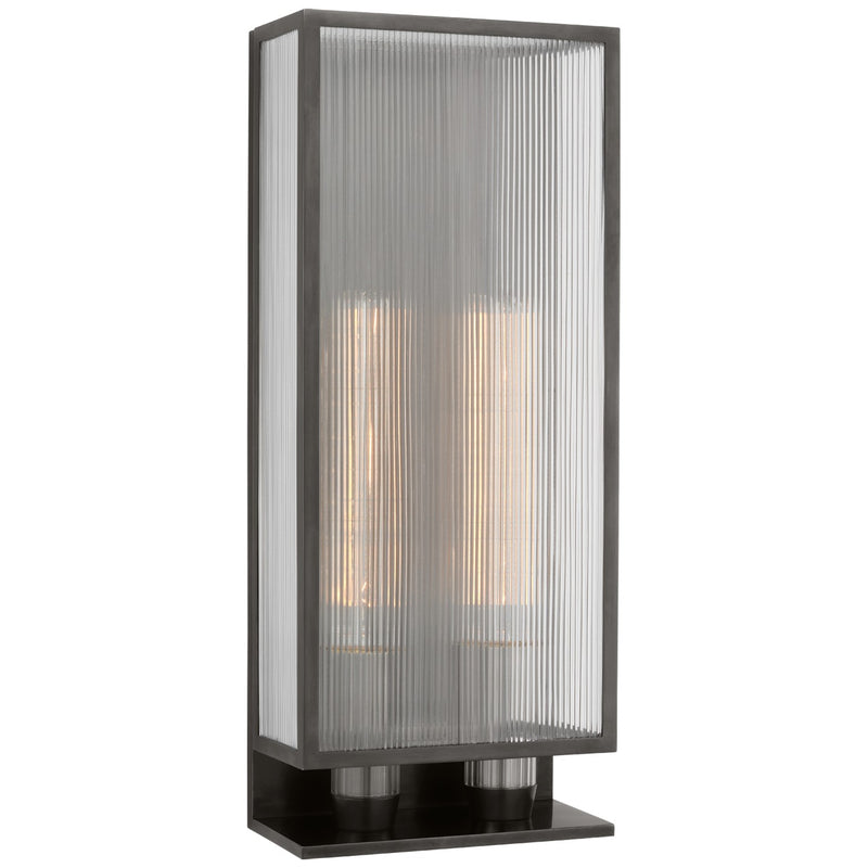 Visual Comfort Signature - BBL 2188BZ-CRB - LED Outdoor Wall Sconce - York - Bronze
