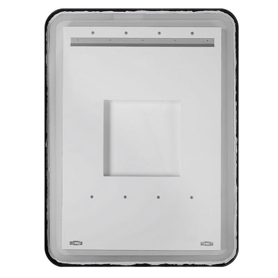Crofton Lighted Black Large Mirror