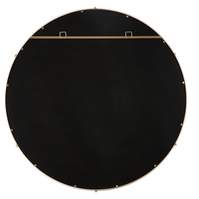Cyprus White Round Mirror