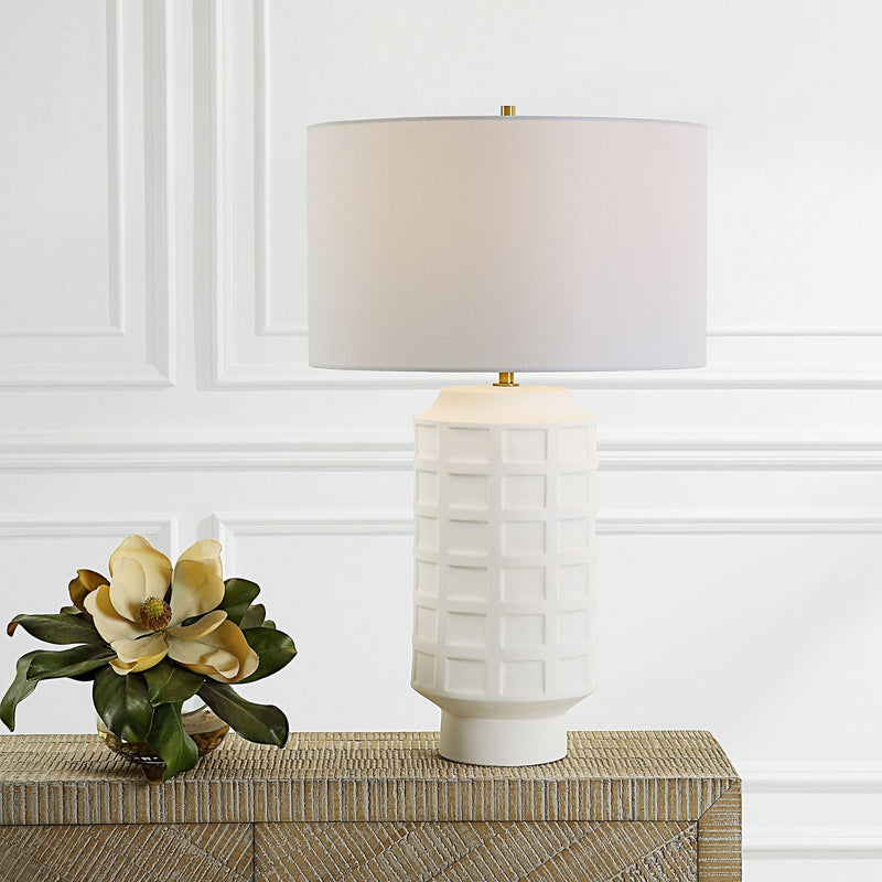 Window White Table Lamp