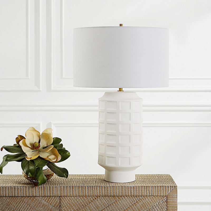 Window White Table Lamp