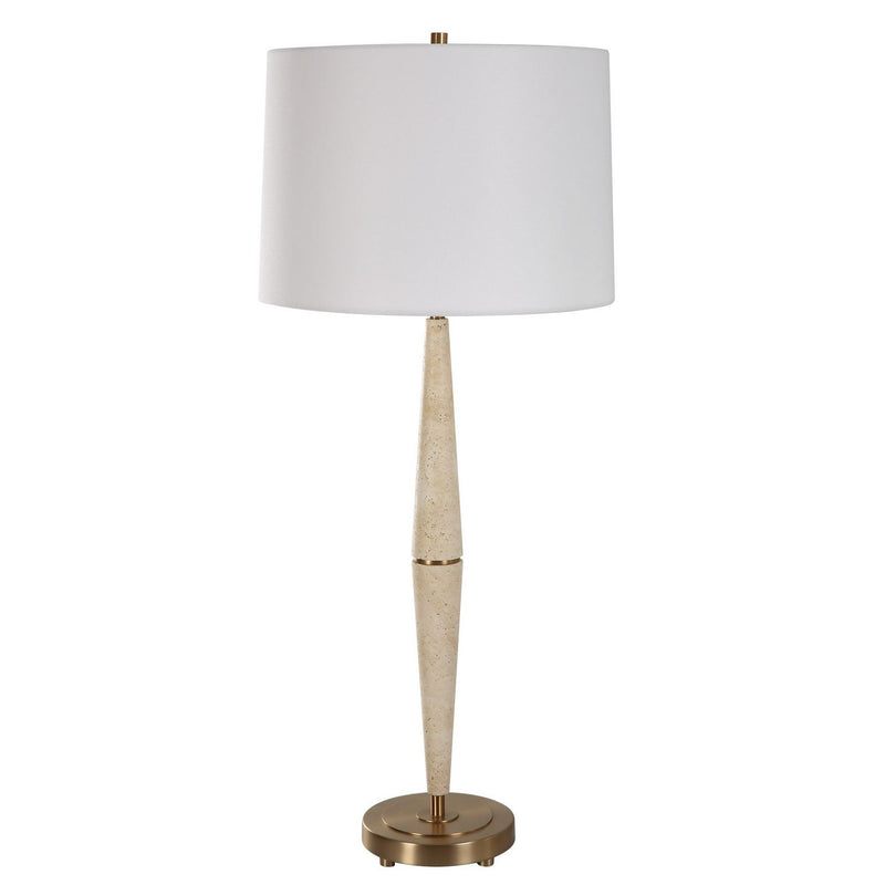 Palu Travertine Table Lamp