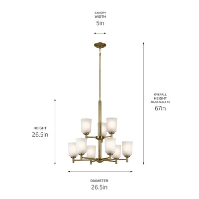 Shailene 2 Tier Chandelier