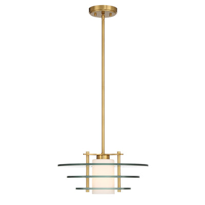 Savoy House - 7-8604-1-322 - One Light Pendant - Newell - Warm Brass
