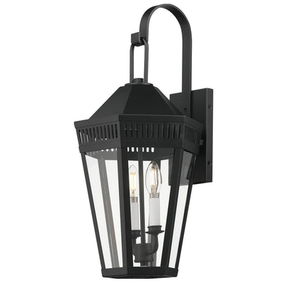 Maxim - 30594CLBK - Two Light Outdoor Wall Sconce - Oxford - Black