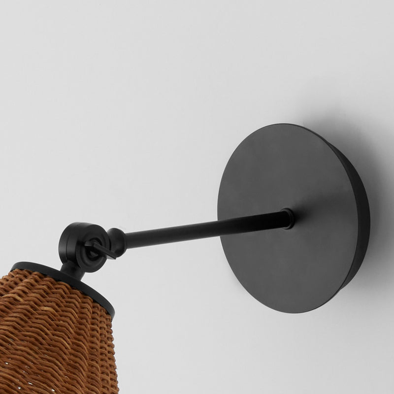 Wicker Wall Sconce