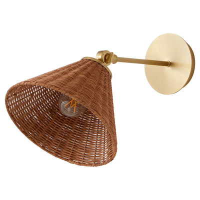Wicker Wall Sconce