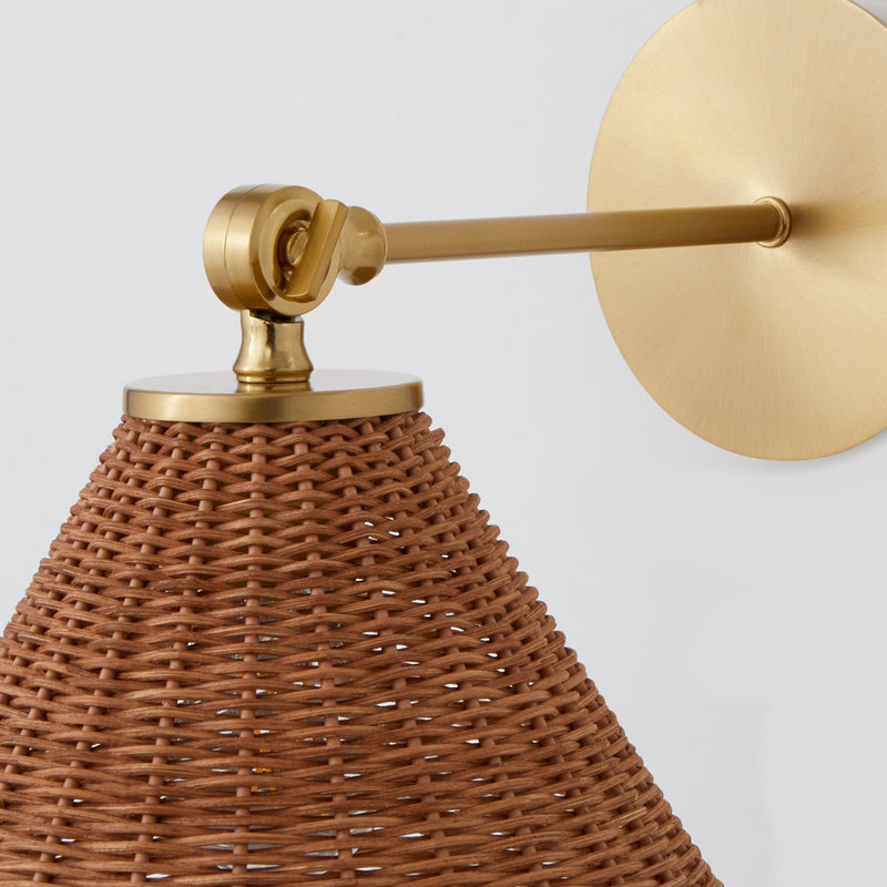 Wicker Wall Sconce