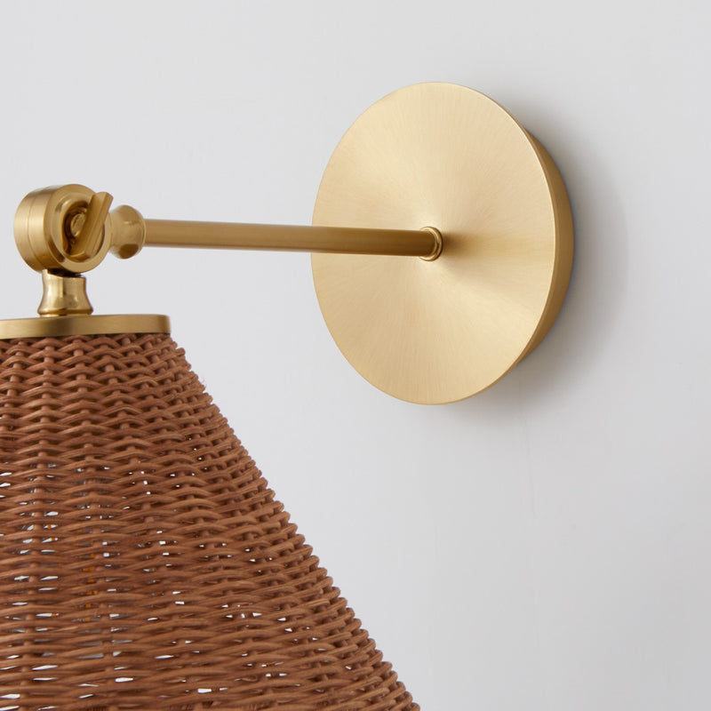 Wicker Wall Sconce