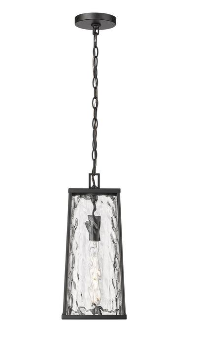 Millennium - 10621-PBK - One Light Outdoor Hanging Lantern - Dutton - Powder Coated Black
